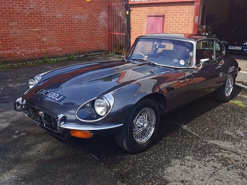 Jaguar E-Type spotted in Blackburn