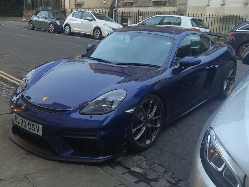 Porsche Cayman GT4 spotted in Bristol
