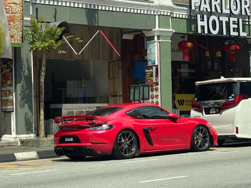 Porsche Cayman GT4 spotted in Ipoh