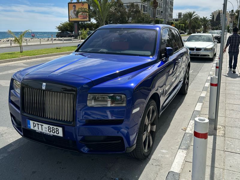 Rolls-Royce Cullinan spotted in Limassol