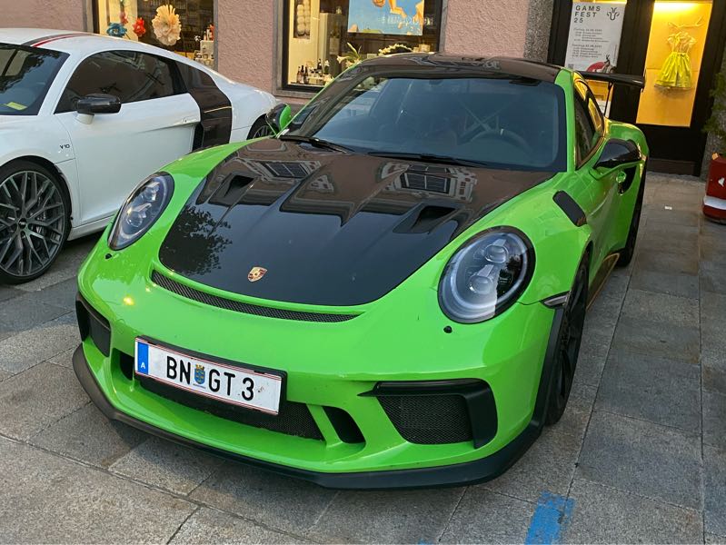 Porsche 911 GT2 RS spotted in Tamsweg