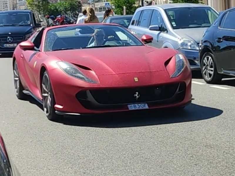 Ferrari 812 GTS spotted in Monaco