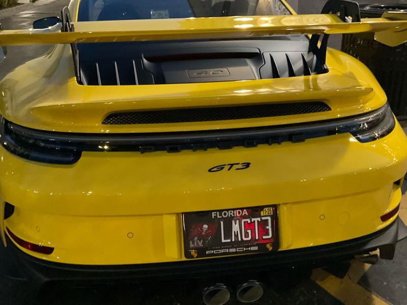 Porsche GT3 spotted in Orlando