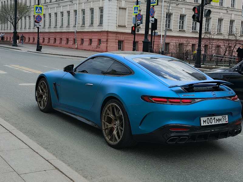 Mercedes-Benz AMG GT spotted in Omsk