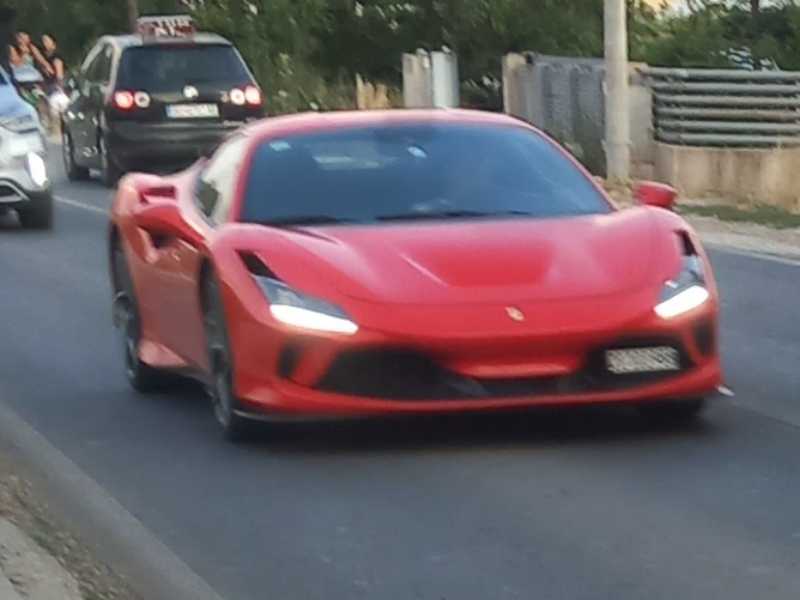 Ferrari F8 Tributo spotted in Struga