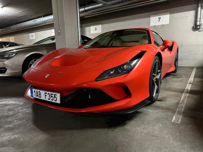 Ferrari F8 Tributo spotted in Bern