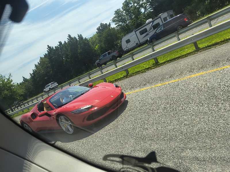 Ferrari F8 Spider (2020) spotted in Chester, United States