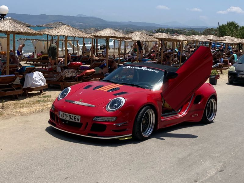 Porsche 911 GT3 spotted in Rethymno