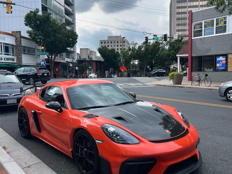 Porsche Cayman GT4 RS spotted in Bethesda