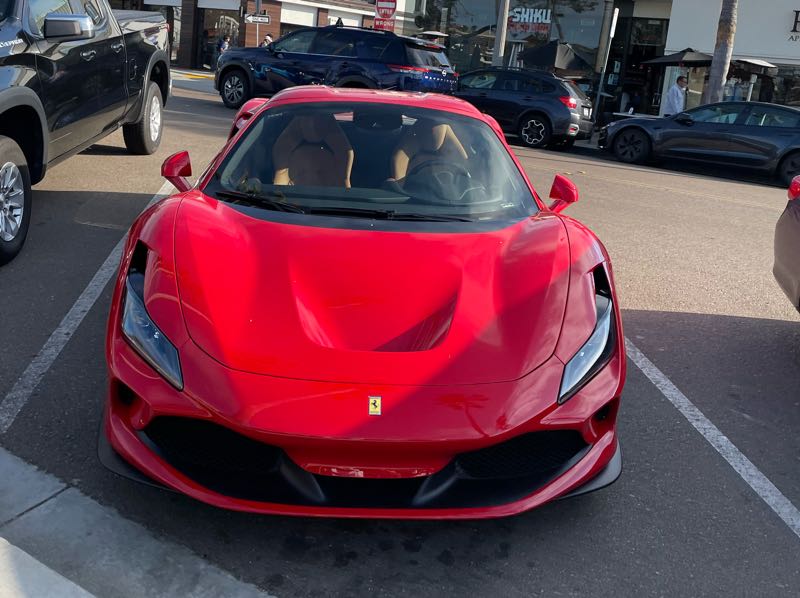 Ferrari F8 Tributo spotted in San Diego