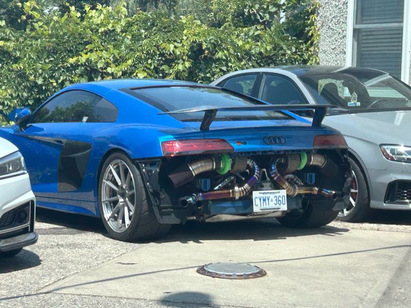Audi R8 (2021) spotted in Ontario, Canada