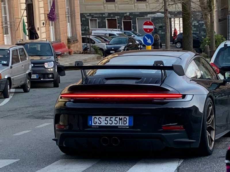 Porsche 911 GT3 spotted in Genoa