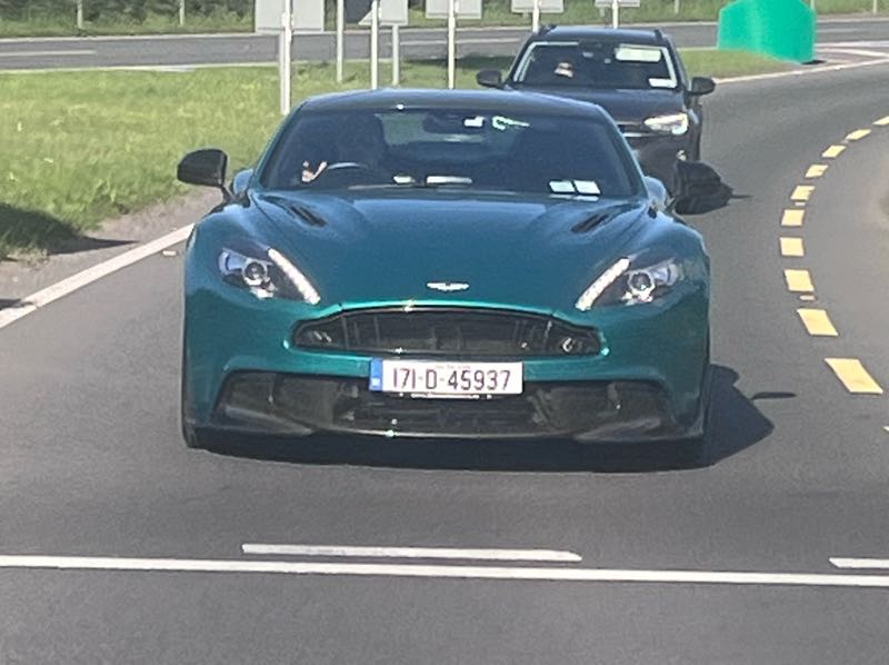 Aston Martin Vanquish spotted in Galway