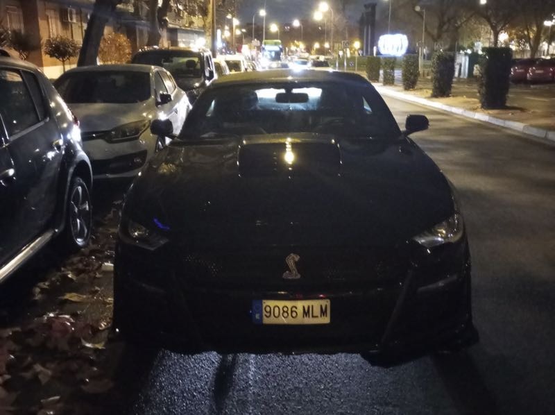 Ford Mustang Shelby GT500 spotted in Leganés