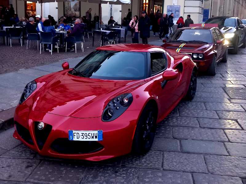 Alfa Romeo 4C (2014) spotted in Turin, Italy