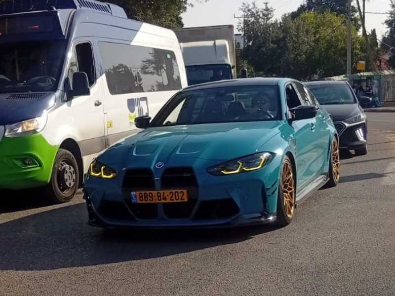BMW M3 spotted in Hadera