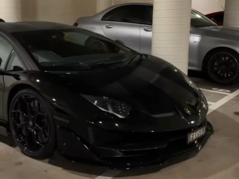 Lamborghini Aventador spotted in Johnstown