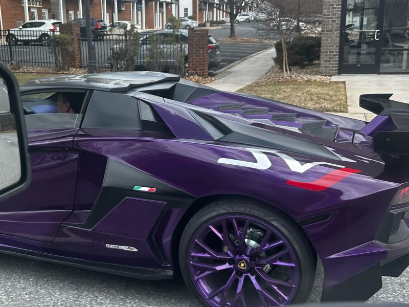 Lamborghini Aventador (2021) spotted in Forest, United States