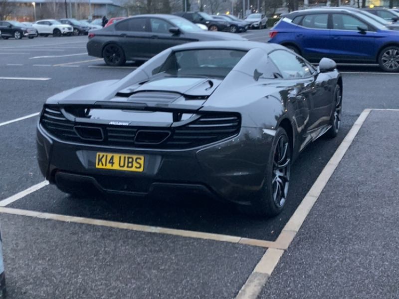 McLaren 650S spotted in Macclesfield