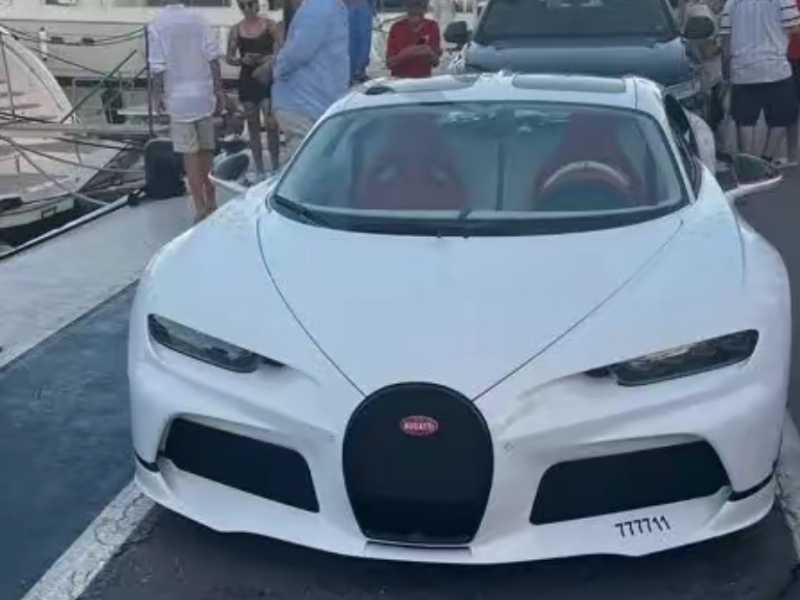 Bugatti Chiron (2021) spotted in Marbella, Spain