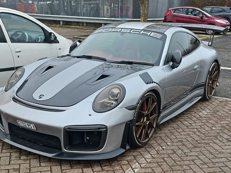 Porsche 911 GT2 RS spotted in Canterbury
