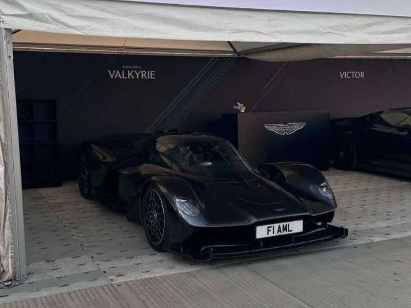 Aston Martin Valkyrie spotted in Hasselt