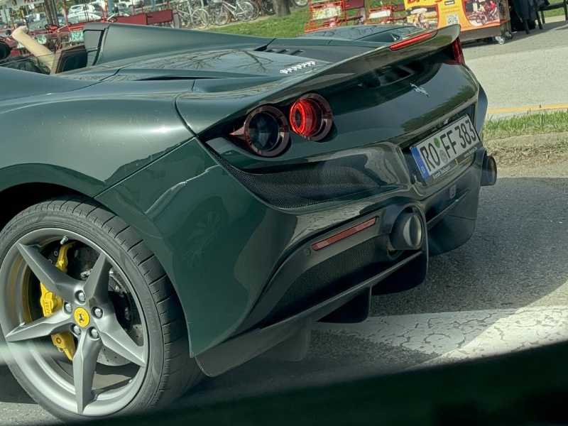 Ferrari F8 Spider spotted in Debrecen