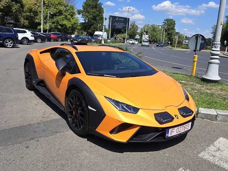 Lamborghini Huracán Sterrato spotted in Bucharest