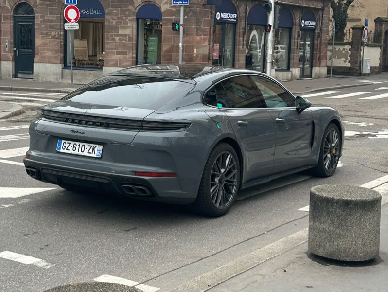 Porsche Taycan Turbo S spotted in Strasbourg