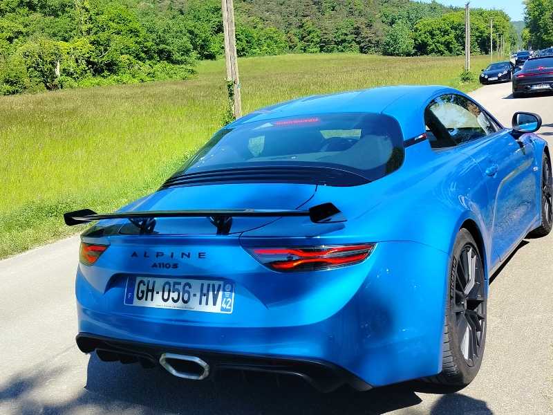 Alpine A110S spotted in Charols