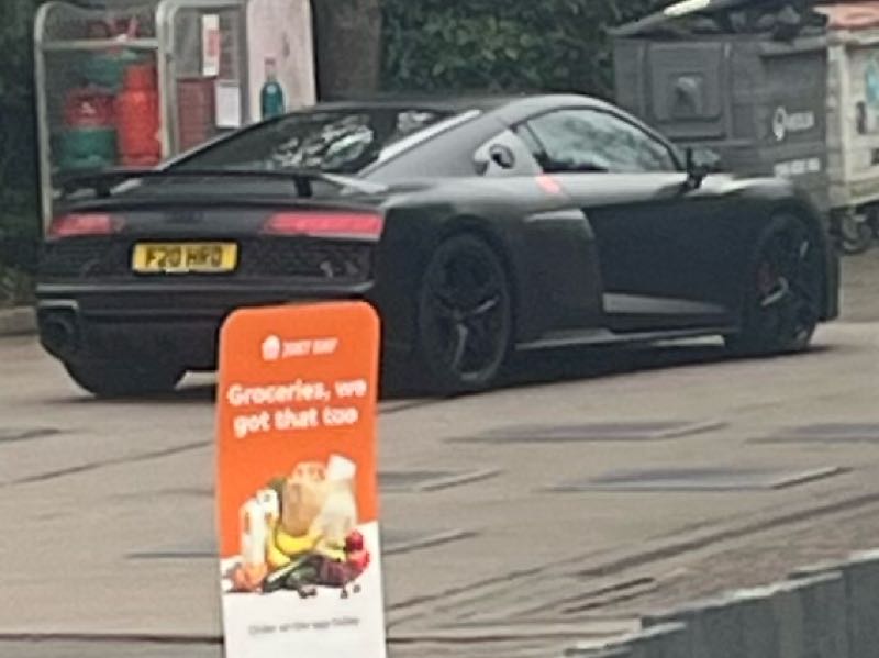 Audi R8 spotted in Lowestoft