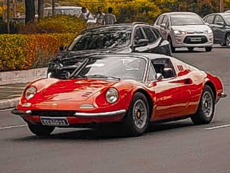 Ferrari Dino 246 GT spotted in São Paulo