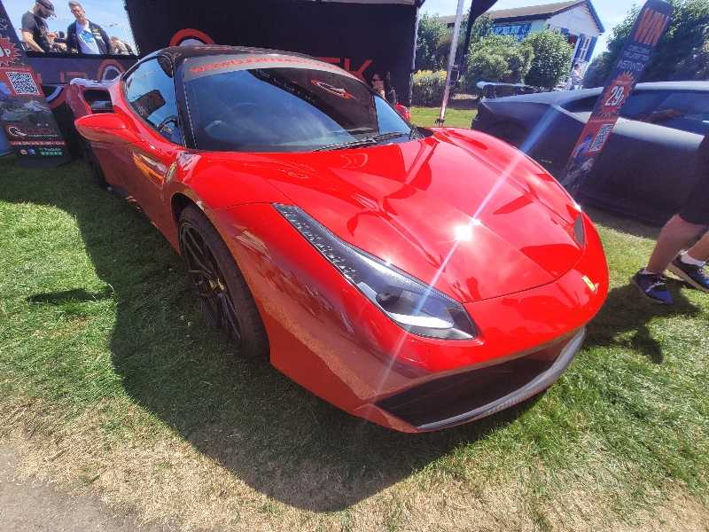 Ferrari 488 GTB spotted in Great Yarmouth