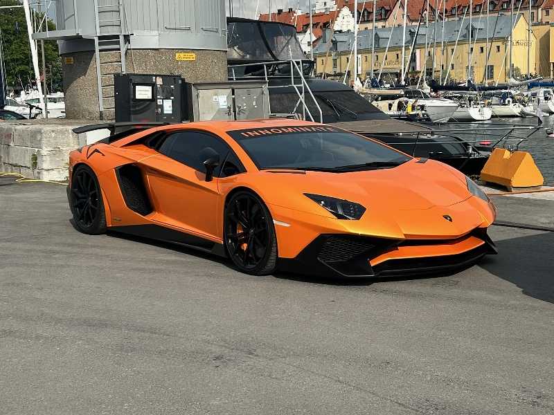 Lamborghini Aventador spotted in Visby