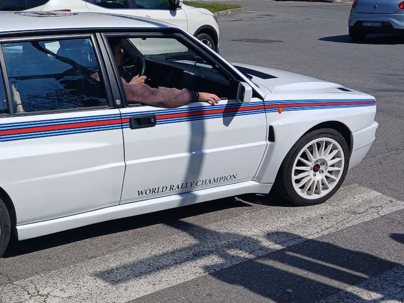 Lancia Delta HF Integrale spotted in Turin
