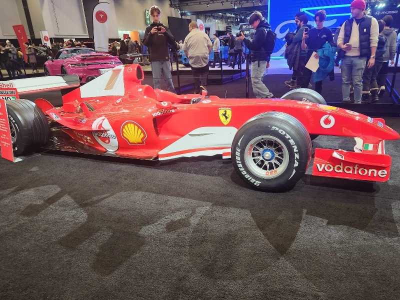 Ferrari F2004 spotted in Montréal