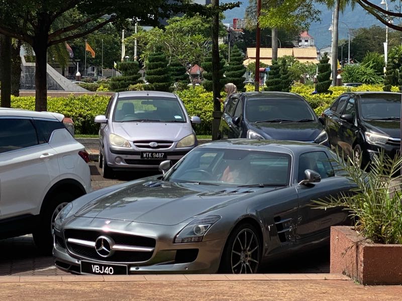 Mercedes-Benz SLS AMG spotted in Ipoh
