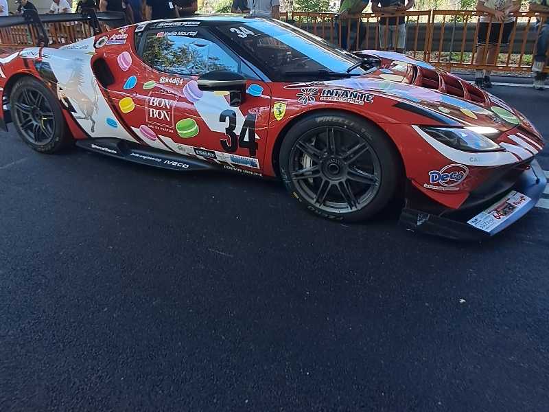 Ferrari 488 GT3 spotted in Popoli