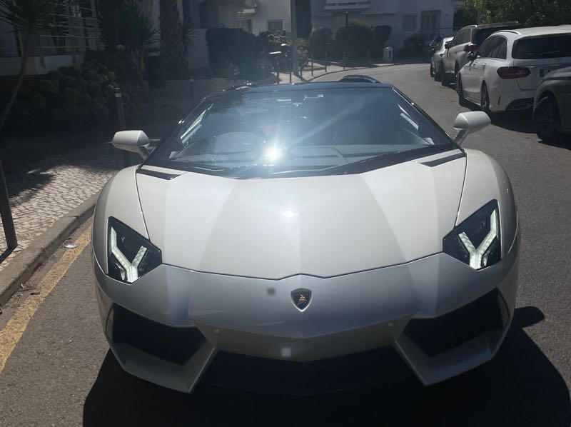 Lamborghini Aventador spotted in Tavira