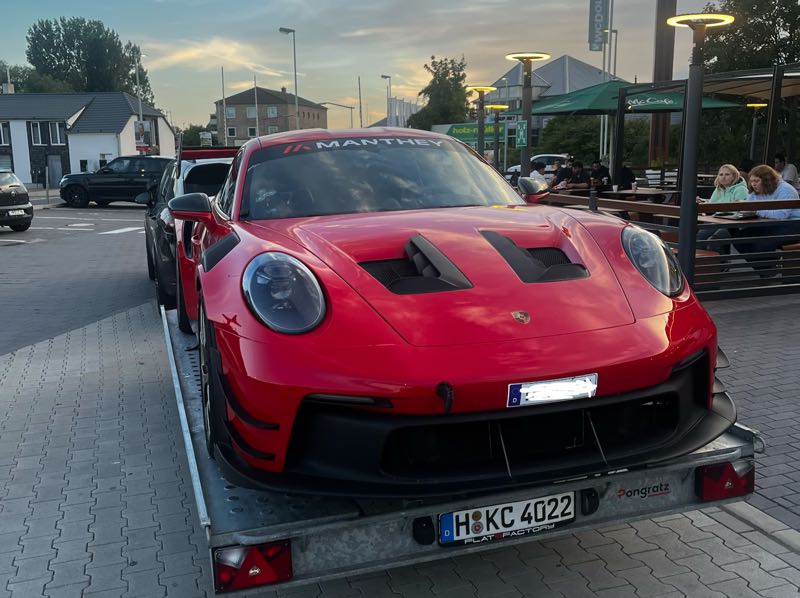 Porsche 911 GT2 RS spotted in Hameln
