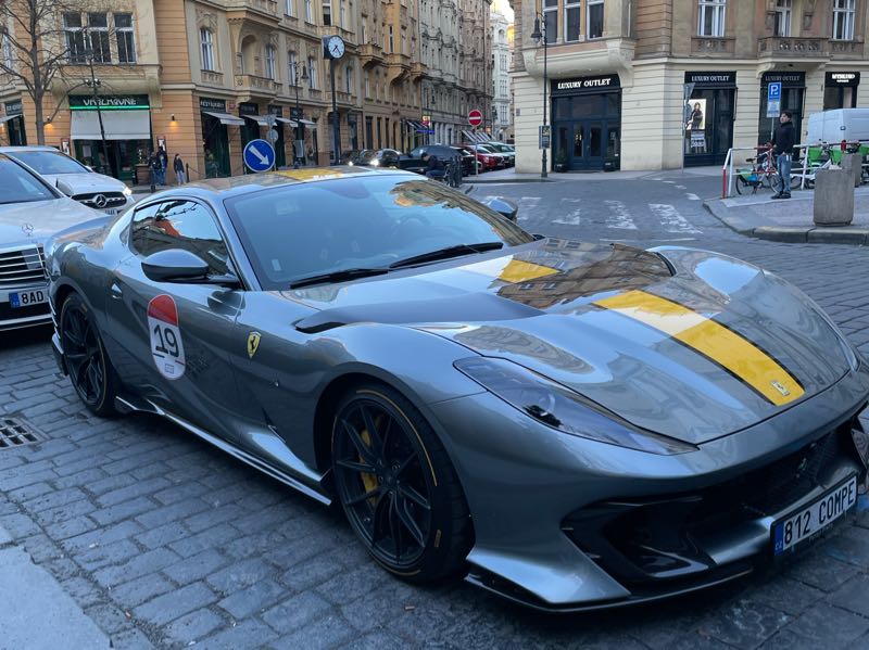 Ferrari 812 Competizione (2026) spotted in Prague, Czechia