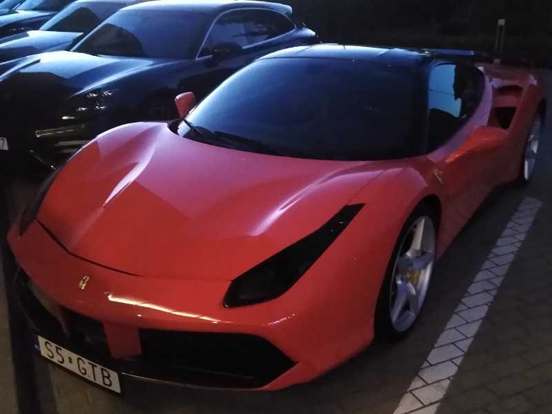 Ferrari 488 GTB spotted in Mikołajki