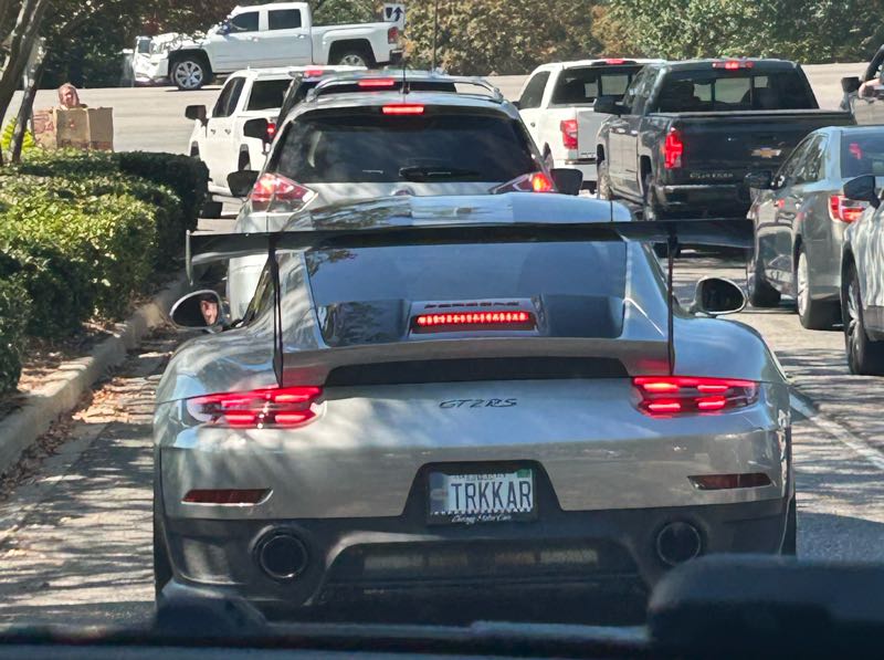 Porsche 911 GT2 RS spotted in Birmingham