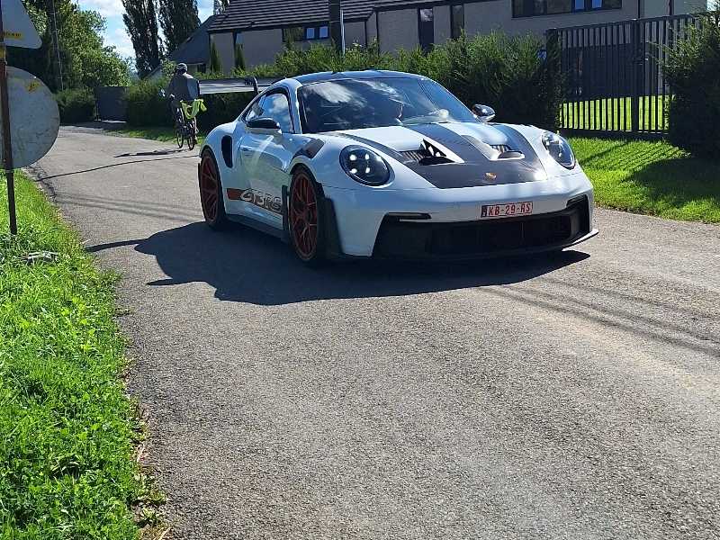 Porsche 911 GT3 RS spotted in Lierneux