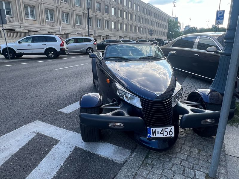Plymouth Prowler spotted in Warsaw