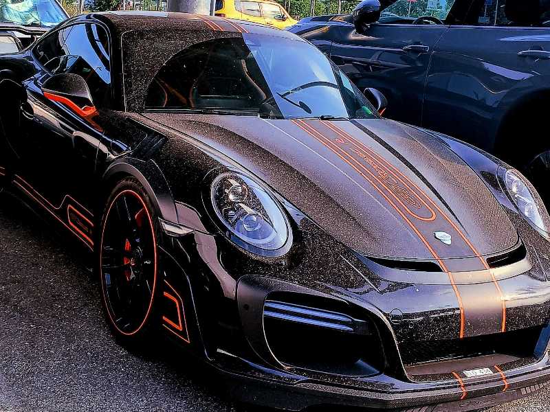 Porsche 911 GT2 RS spotted in Gallarate