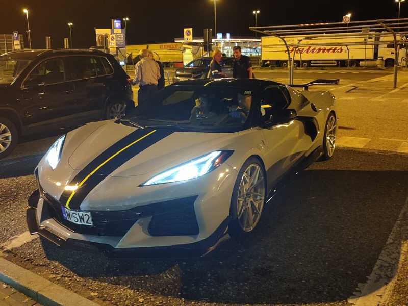 Chevrolet Corvette Z06 spotted in Rovigo