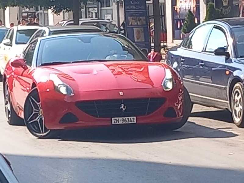Ferrari California spotted in Ohrid