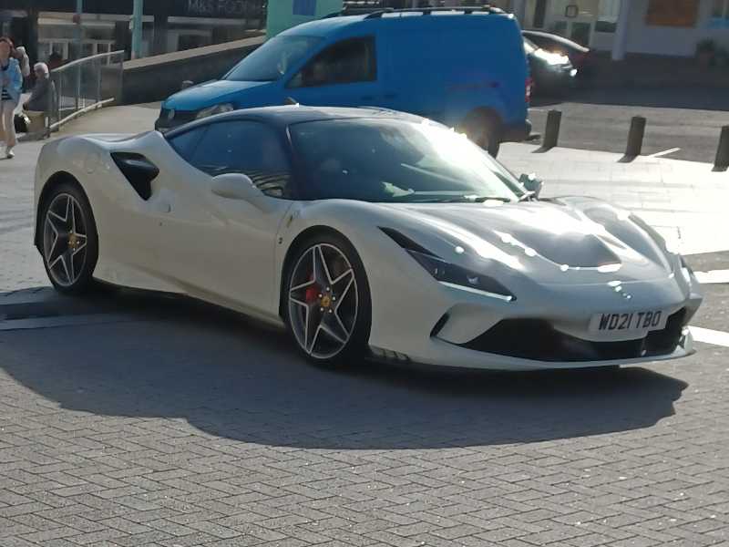 Ferrari F8 Tributo spotted in Plymouth