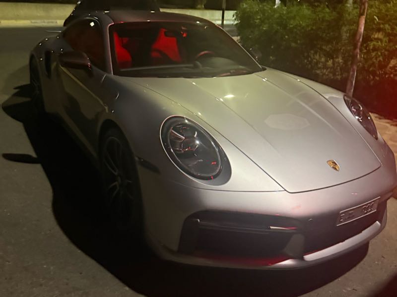 Porsche 911 Turbo S (2021) spotted in Al Mas'oudi, Oman